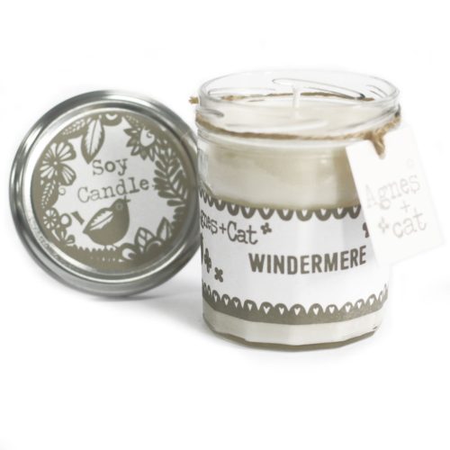 Szójagyertya Befőttes Üvegben - Windermere/220g