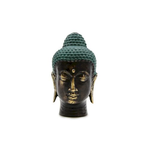 Kicsi Antik Bronz Buddha Fej