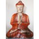 Kézműves Buddha Szobor-Üdvözlő-60cm