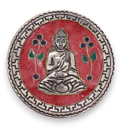 Buddha Piros Dekor Füstölő Állvány 10cm